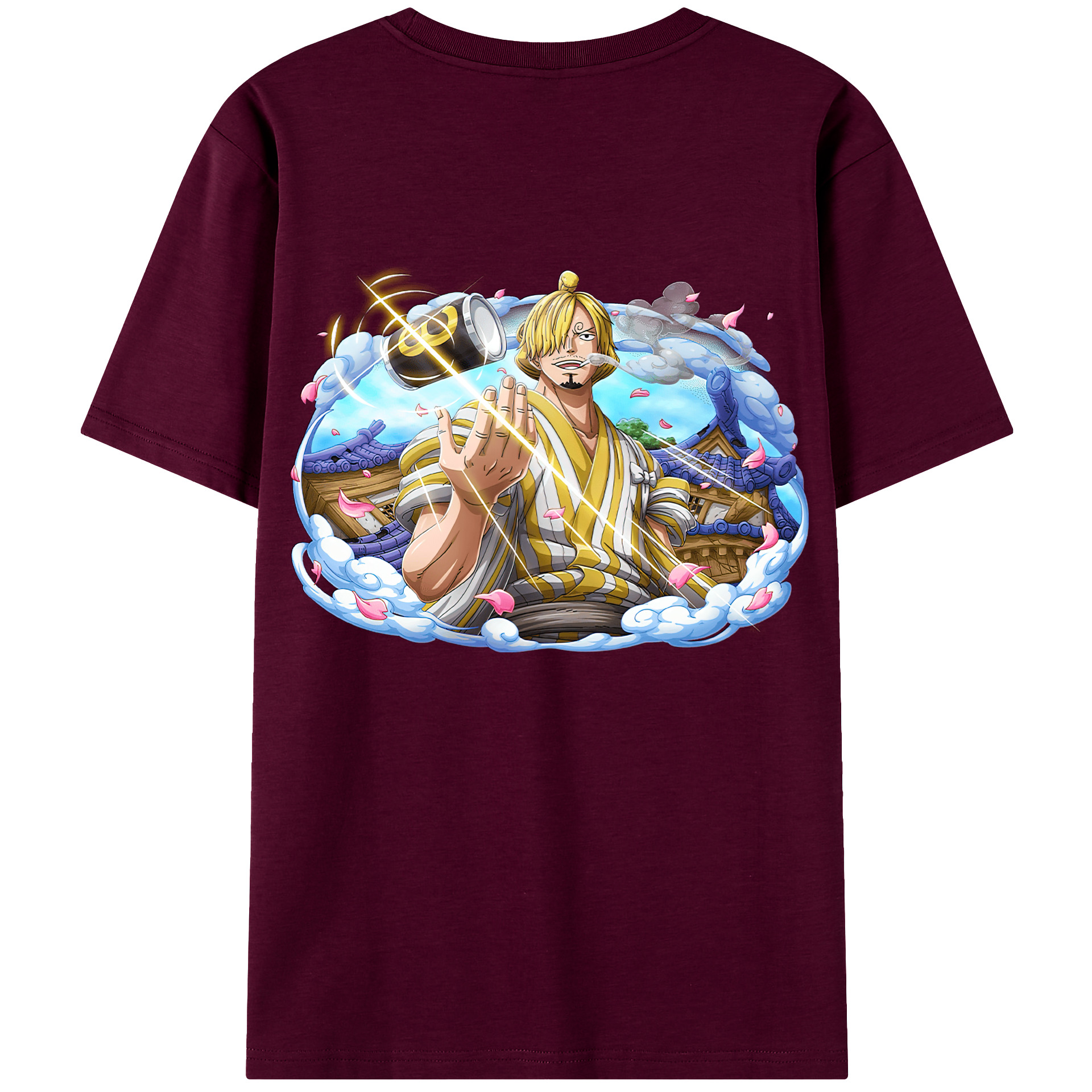 （画像用） ワンピース サンジ ONE PIECE Sanji レディース半袖Tシャツ(バックプリント)